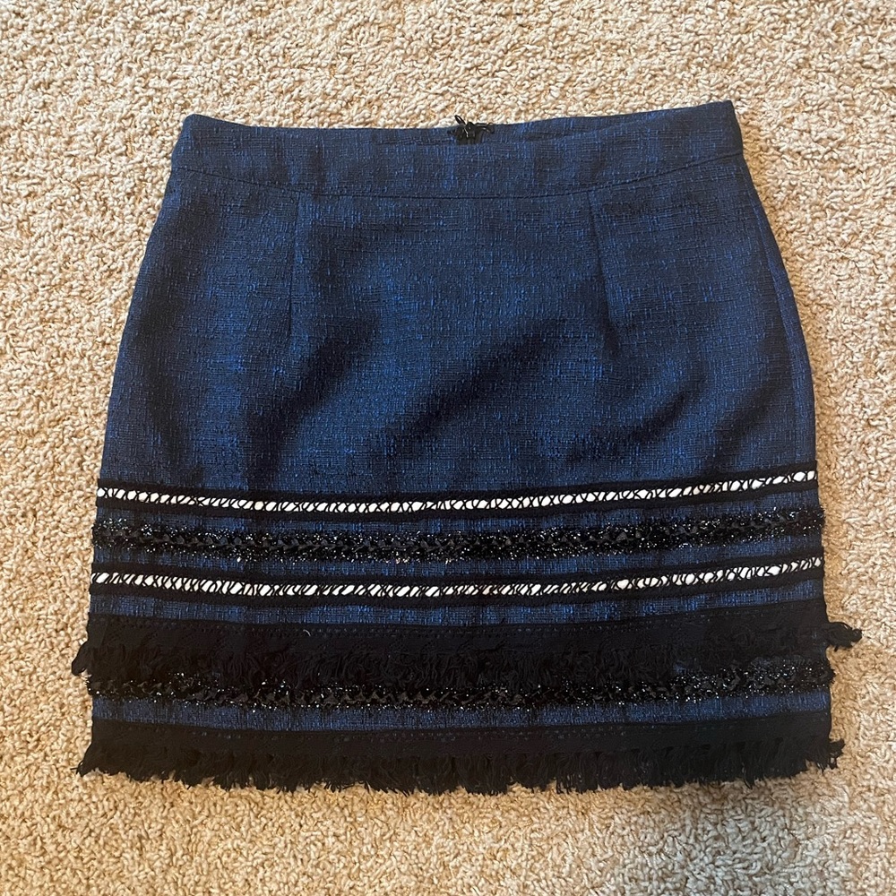 NWT INA Blue Mini Skirt Size Medium